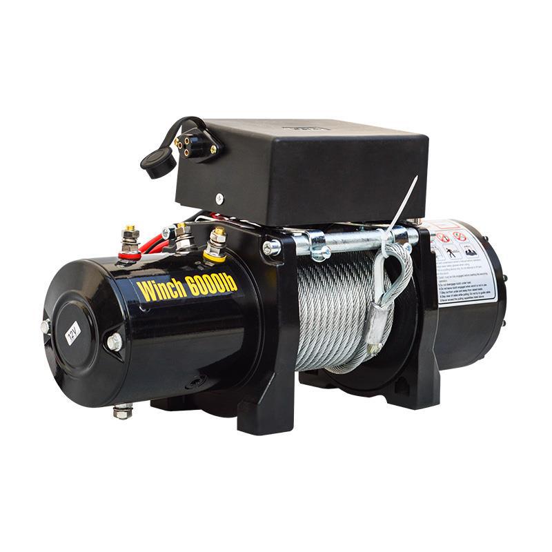 电动绞盘12v越野车自救汽车绞盘24v车载小吊机电动葫芦牵引卷扬机