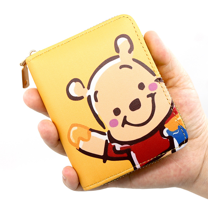 mini cartoon wallet bear coin purse student card holder coin purse two-in-one