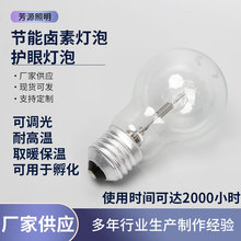 E27螺口 B22卡口灯泡电灯泡 透明玻璃卤素 暖白光灯泡