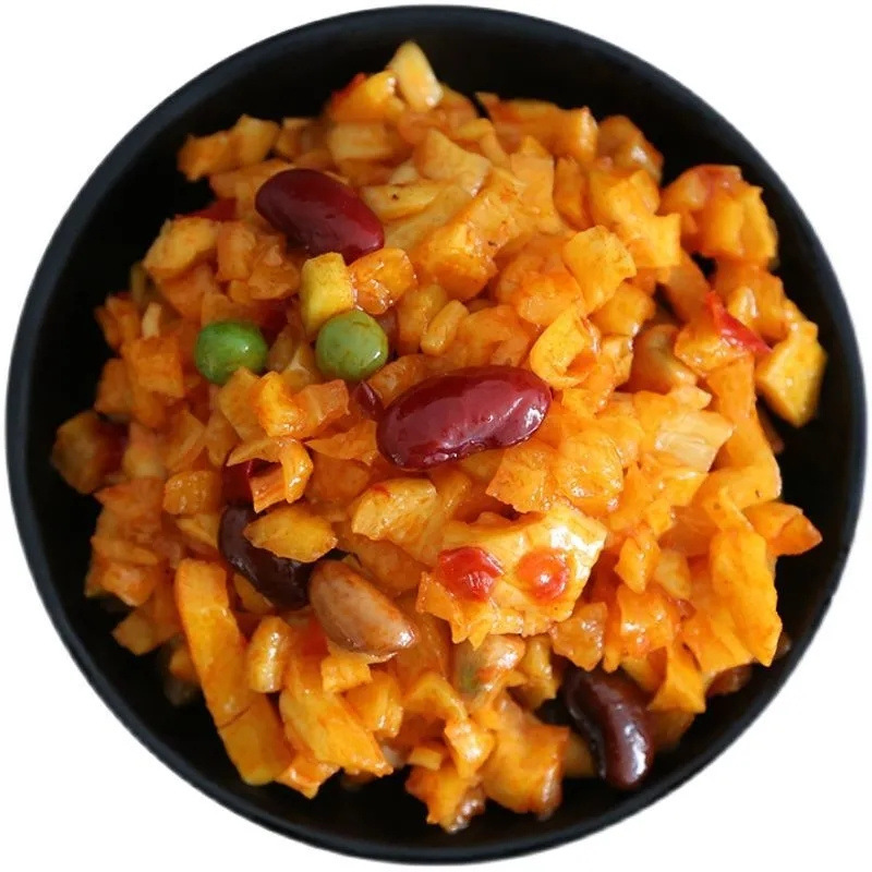 10斤整箱包邮花生酱丁青豆豌豆花生酱萝卜丁酱菜咸菜下饭菜脆萝卜