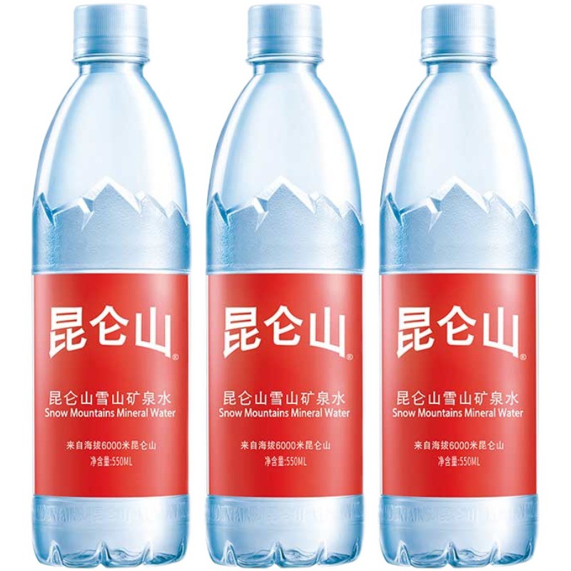 常温包装规格21年9月昆仑山1*24*510,新包装昆仑山水1月550ml*24瓶,新