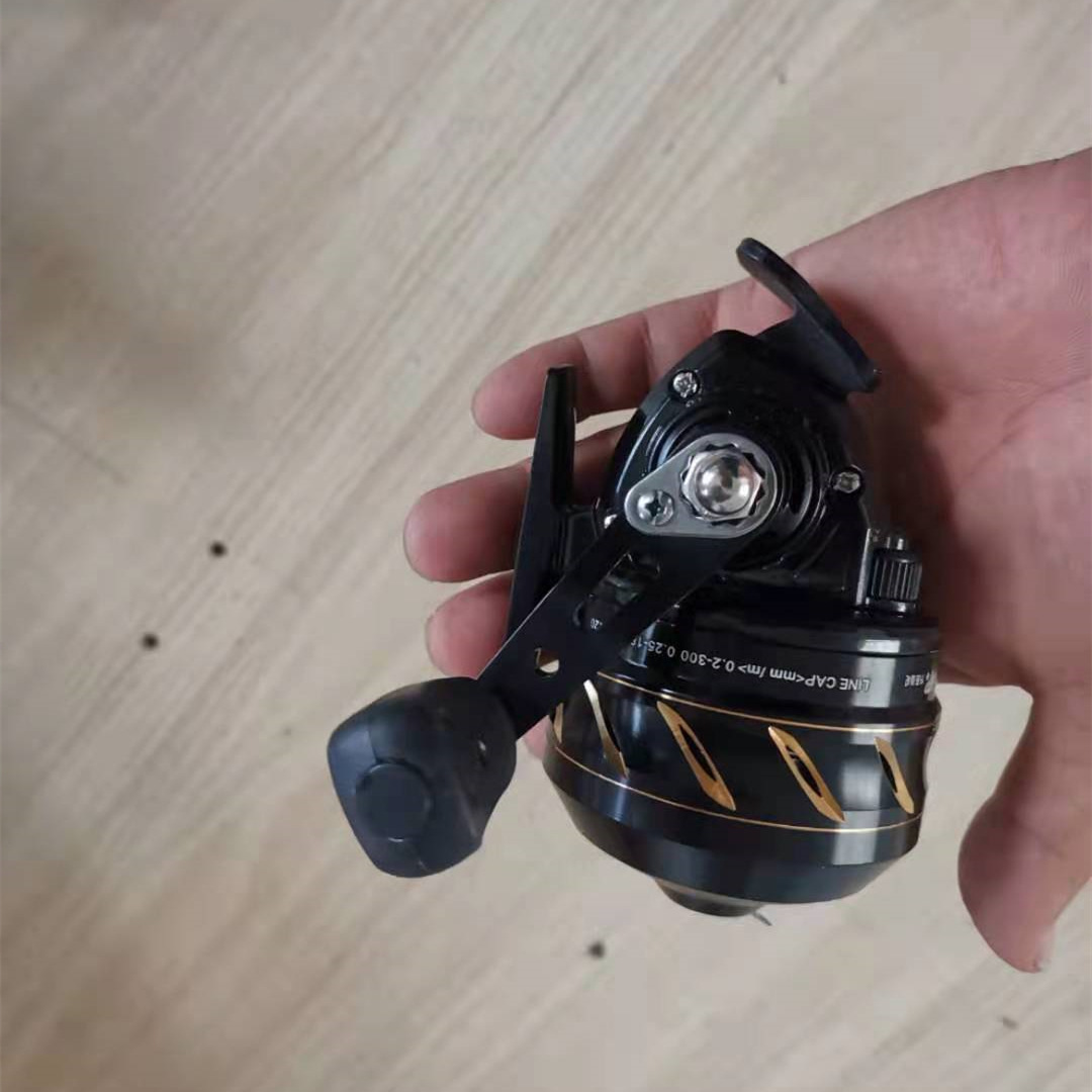 全金属封闭轮射鱼轮内藏线渔轮路亚轮左右手互换大力马线