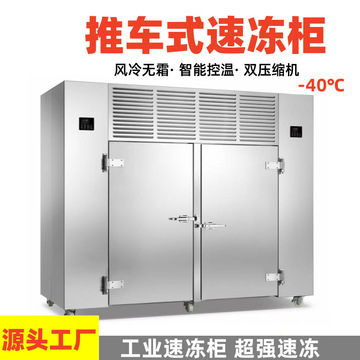 商用推车式速冻柜急速冷冻柜海参饺子包子风冷零下40度大型60盘