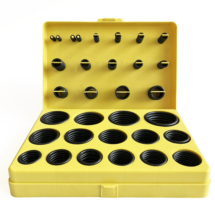 厂家供应丁腈胶套装氟胶o型圈密封圈盒装橡胶圈管道泵修理包