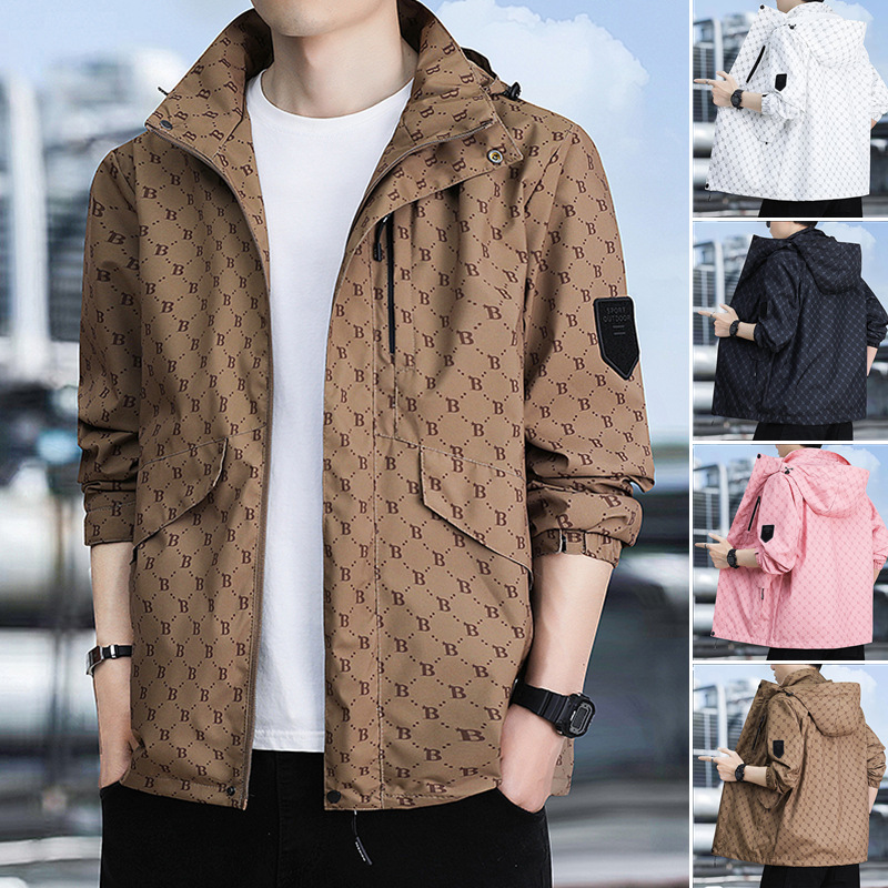 Hooded Jacket Men's Workwear Functional Jacket Men's Spring and Autumn New Fashion Brand Loose Leisure Windproof Men's Assault Jacket