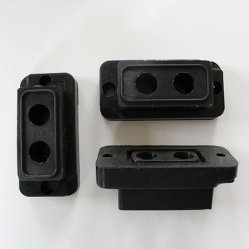 厂家直销方形橡胶减震块透明硅胶防震胶块nr再生橡胶防护轴套