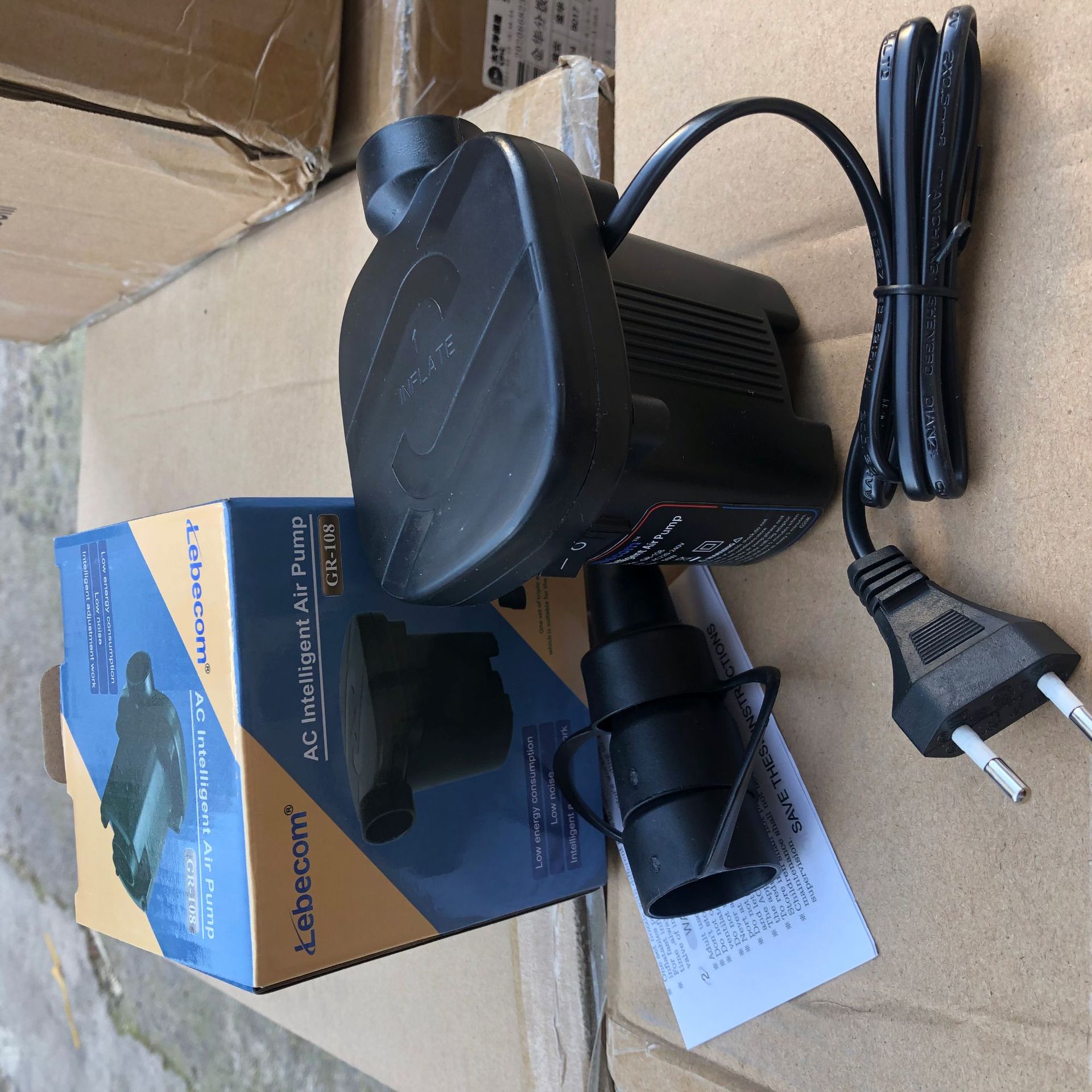 220v家用电泵充气压缩袋电泵欧规充气电泵常规电泵车载电泵