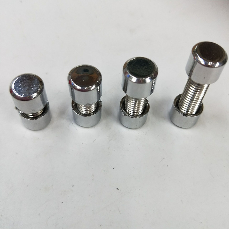 8mm双头广告钉 双头亮光玻璃夹钉玻璃钉 亚克力板固定钉 对夹螺丝