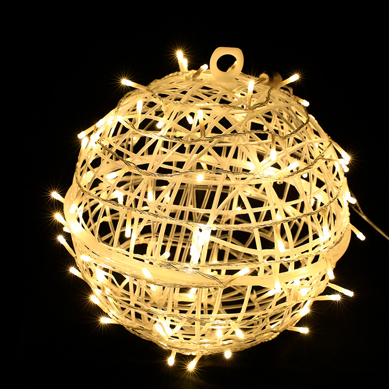 厂家直销 防水led藤球户外 圆球灯 景观挂树球灯 彩灯串