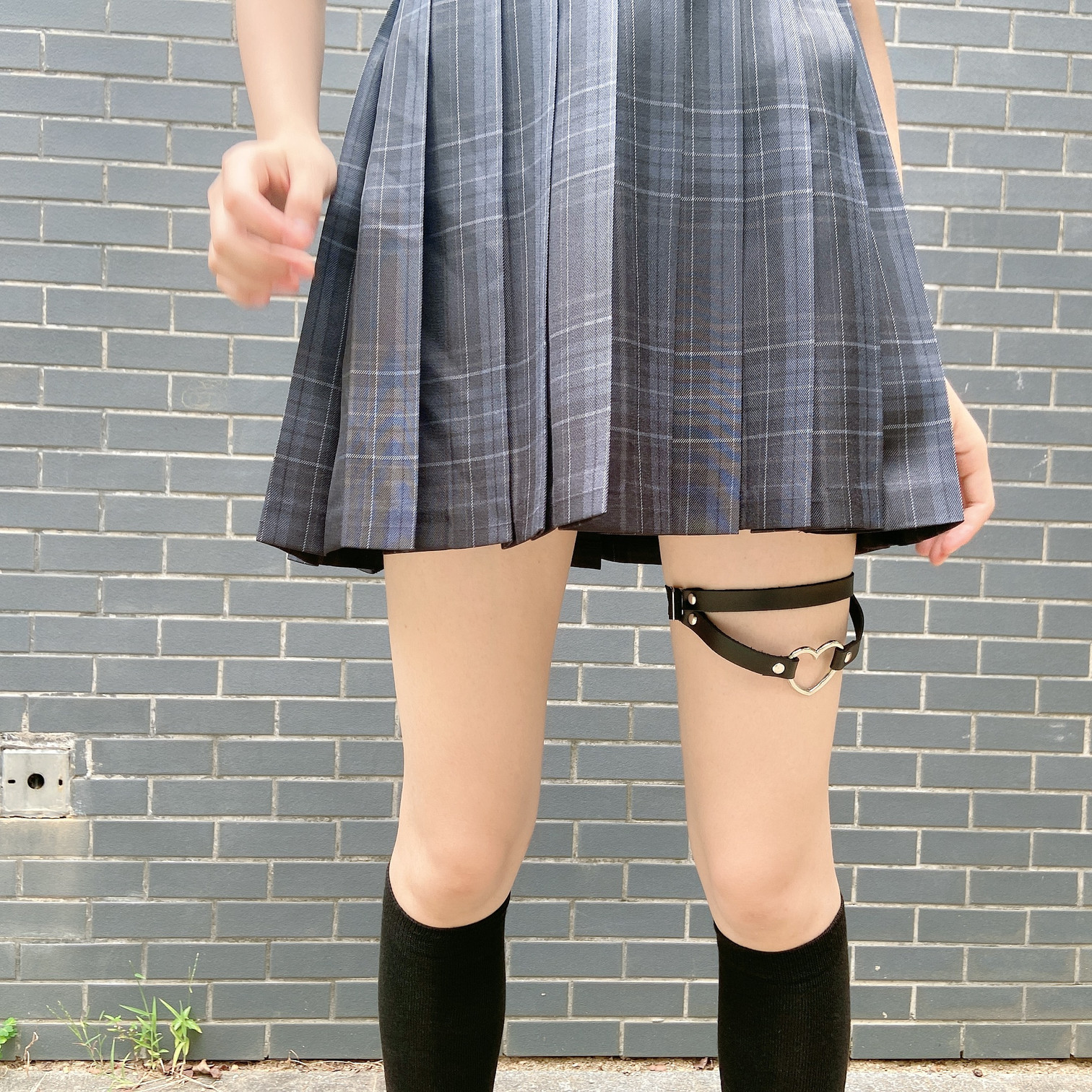 兔姬舍腿环jk饰品女团大腿绑带暗黑日系腿带大腿圈朋克腿饰袜腿链