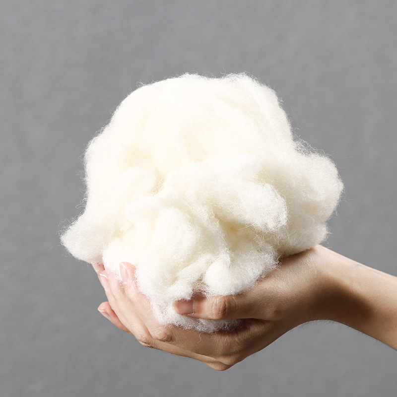 100%精洗精梳澳毛原料澳洲羊毛纤维羊毛被羊毛制品原料