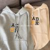 ADER 2022 Autumn Embroidery letter Hooded Sweater men and women Easy Chaopai lovers A small minority jacket Hoodie