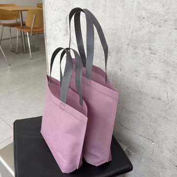 香芋色无纺布手提袋子环保袋购物袋服装店手提包装袋-阿里巴巴