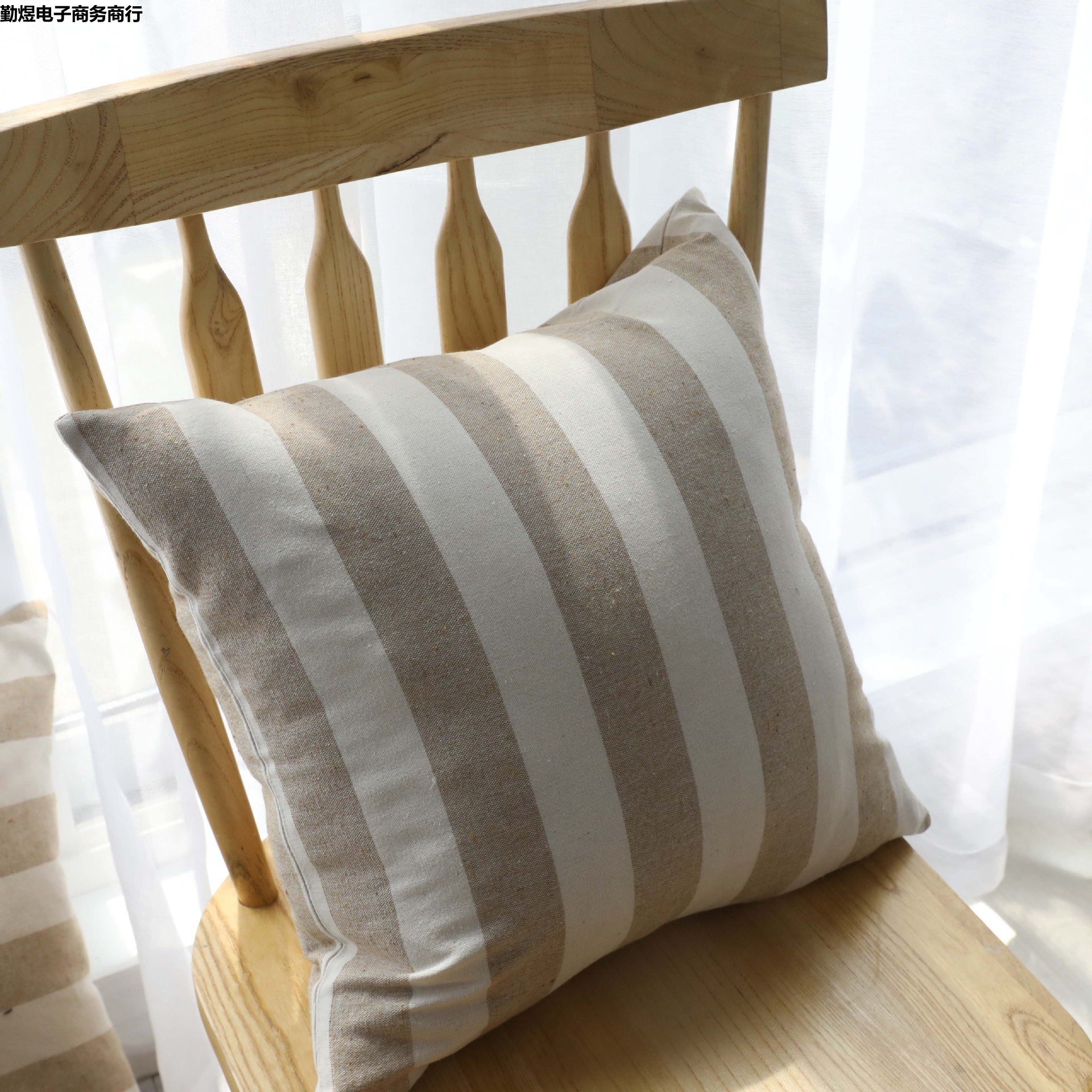 条纹大抱枕靠垫套沙发靠背办公室床头汽车布艺腰靠枕不含芯-阿里巴巴