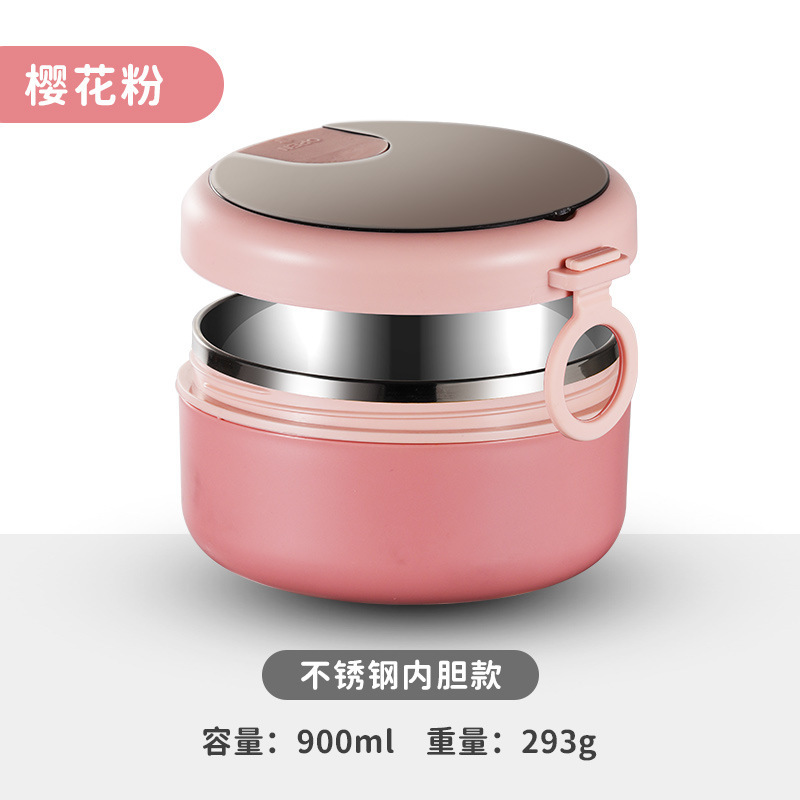 304 Stainless Steel Instant Noodle Bowl Draining Noodle Bowl with Lid Office Worker Student Light Food Lunch Box Lunch Bowl Lunch Box Cross-Border