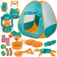 爆款儿童过家家游戏帐篷 野外野餐露营帐篷户外玩具露营工具套装
