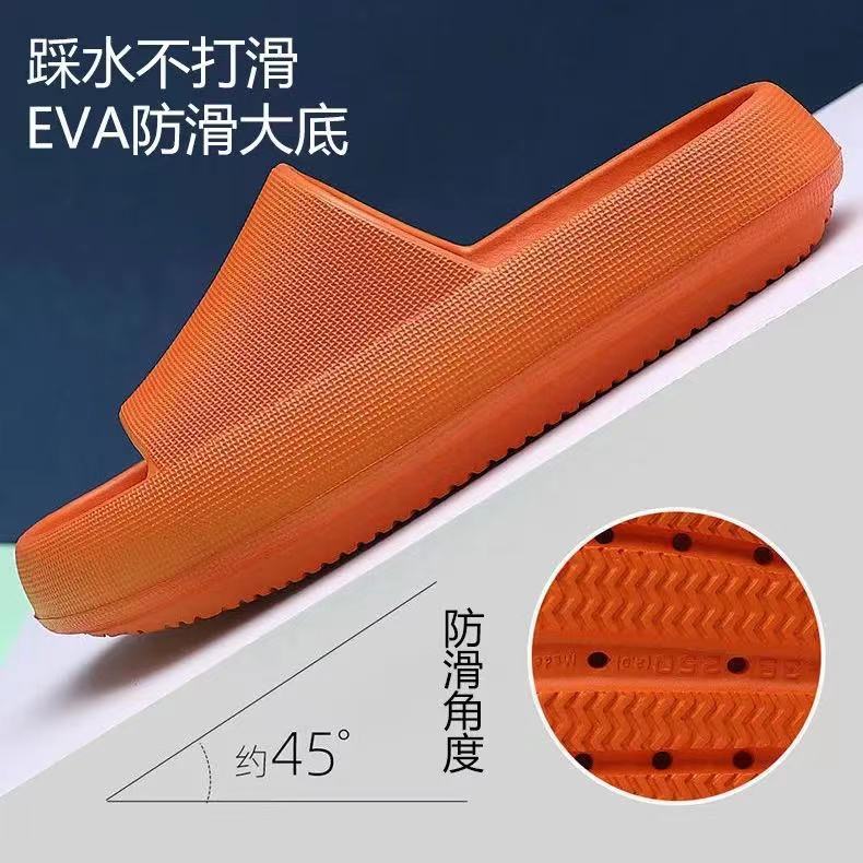 Summer Hot-Selling Sandals for Women Couple Home Bathroom Non-Slip Indoor and Outdoor Thick-Soled Slip-on Slippers Wholesale