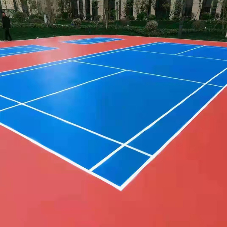 浙江源头厂家批发水性硅pu球场材料学校游乐场篮球场施工包工包料