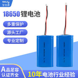 两并18650锂电池组3.7V3000毫足容电子指纹锁充电智能防护电源
