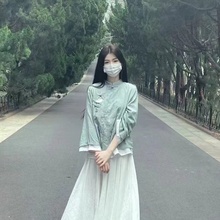 新中式改良上衣茶服文艺少女套装早春夏2024新款感旗袍连衣裙