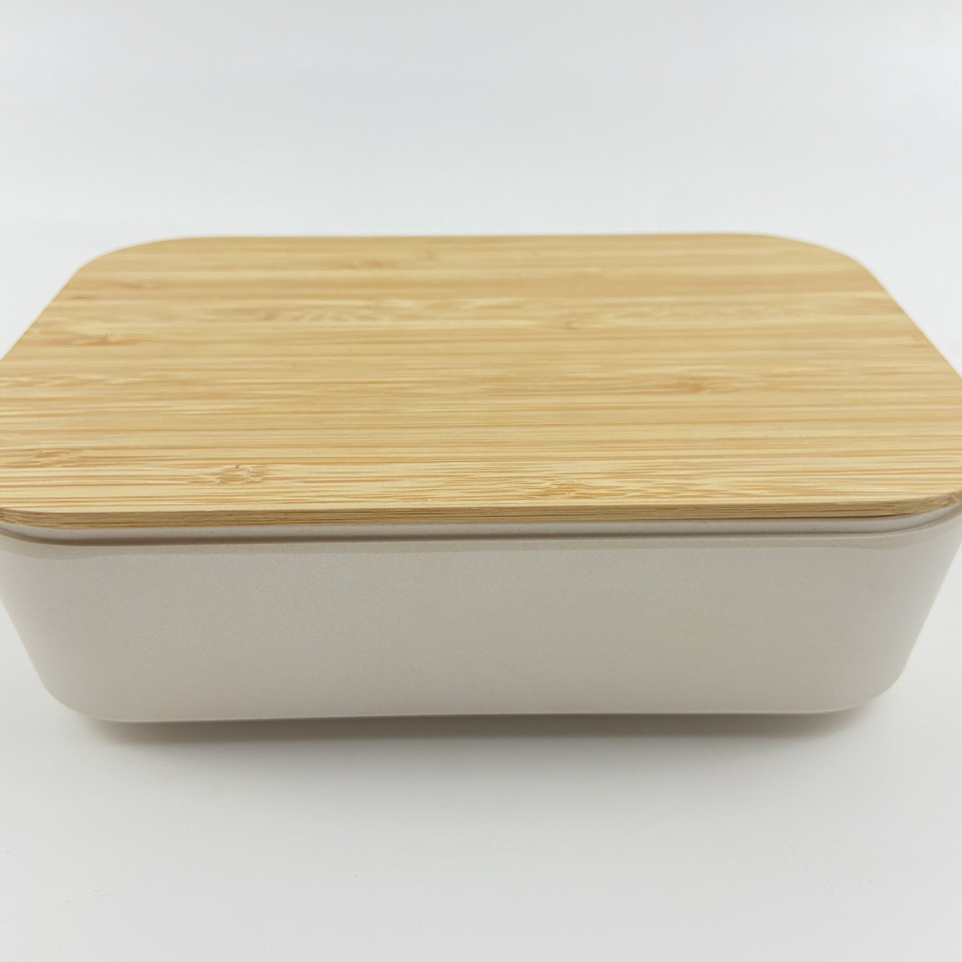 可降解竹纤维便当盒竹木盖 新款创意 可定制餐盒 家庭装户外派对