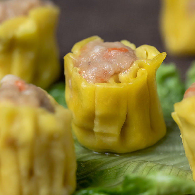 干蒸广式烧麦即食茶点早餐小吃火锅丸子海鲜丸麻辣烫配菜散装烧麦