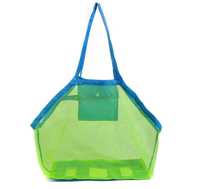 Beach Bag Children's Toys Fast Storage Bag Sand Digging Tools Sundries Storage Net Pocket Large Size Beach Bag