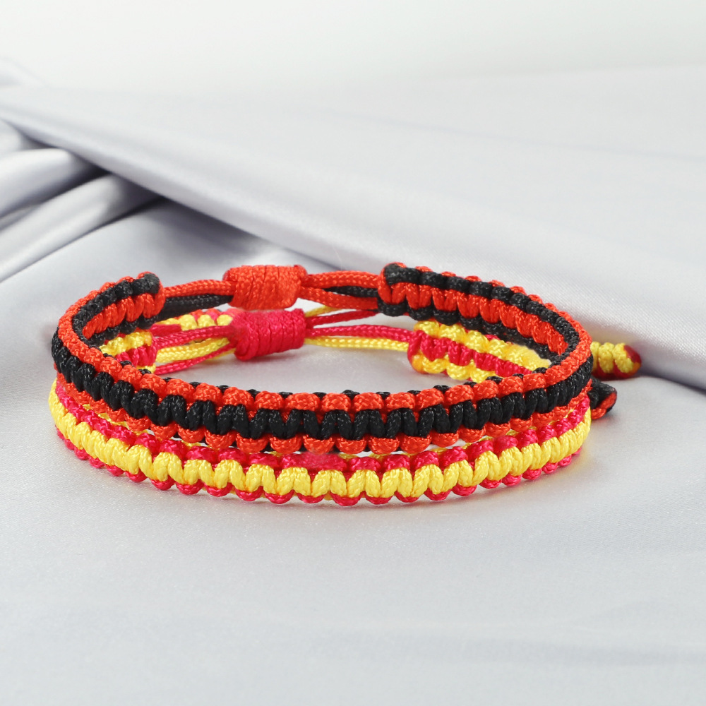 创意平结内八字情侣手链 一对男女学生编织手绳 异地情侣信物手环