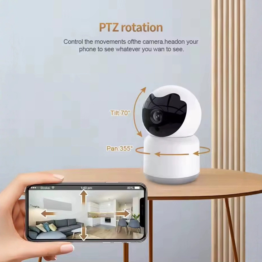 涂鸦wifi智能摄像头家用室内360度高清监控器室外APP远程语音对讲