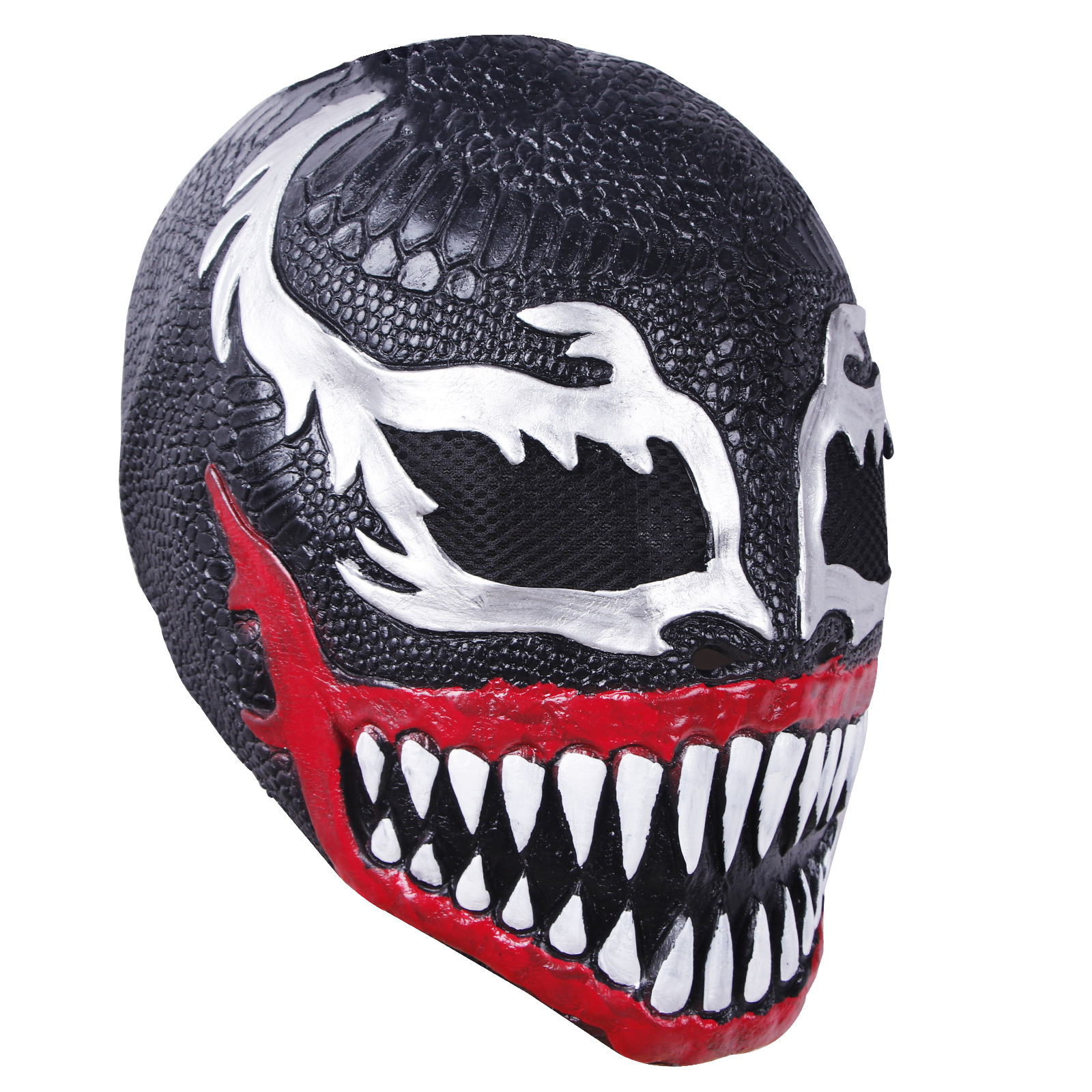 万圣节新款乳胶毒液面具头套 复仇者联盟cos漫威电影英雄化装舞会