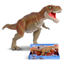 2024新品侏罗纪丛林霸王龙大号仿真火焰恐龙动物模型男孩儿童玩具