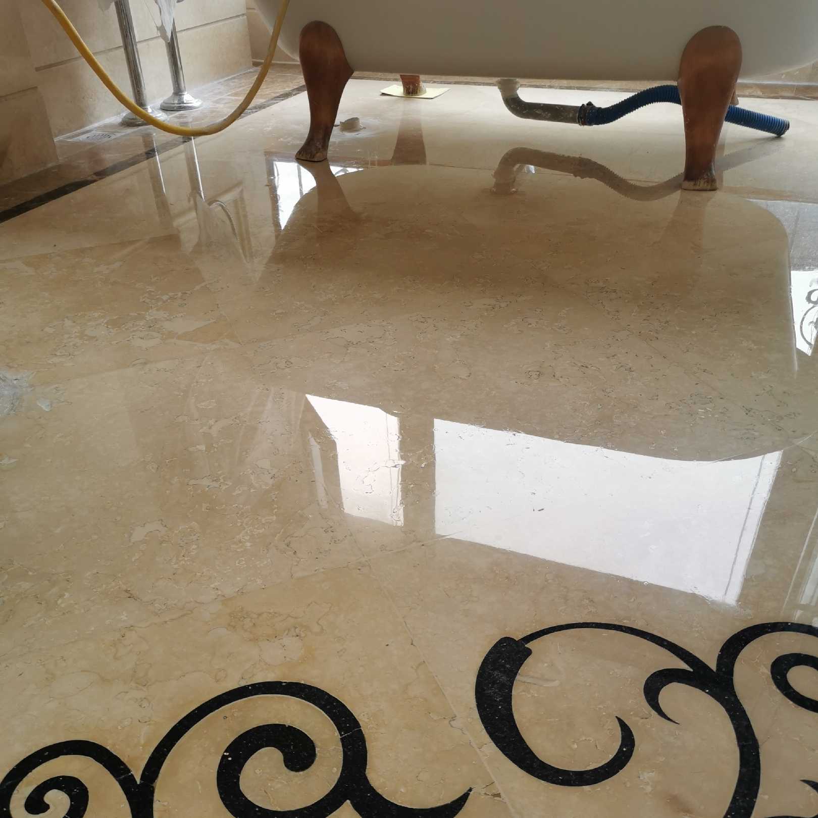 北京梨花艺利大理石结晶翻新打磨楼梯背景墙抛光养护上门服务