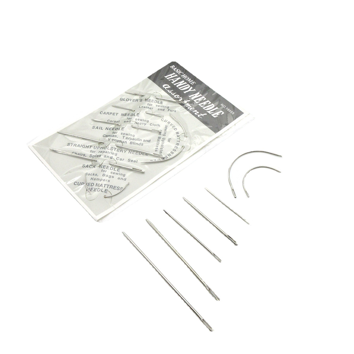 皮革缝纫针三角形弯钩异形针帆布皮具缝合diy工具七枚装