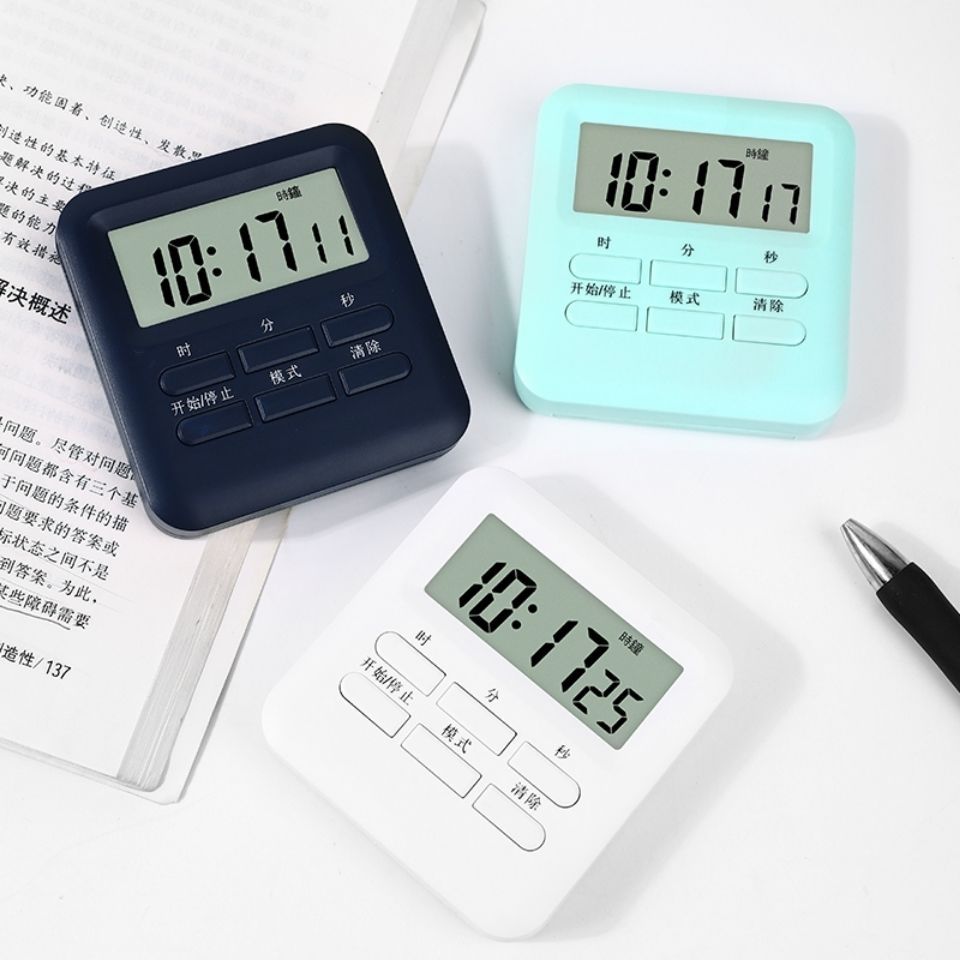 多功能计时器学生做题管理器厨房定时器儿童自律计时器简约时尚