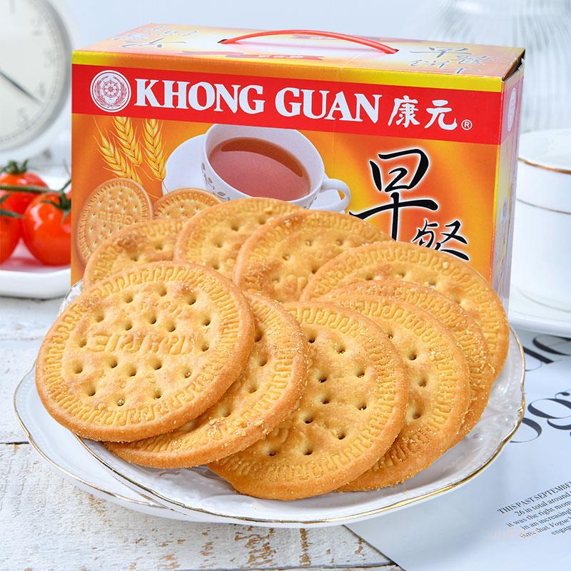 康元早餐饼干网红爆款零食吃货吃的食品大全学生党夜宵充饥男老式-阿