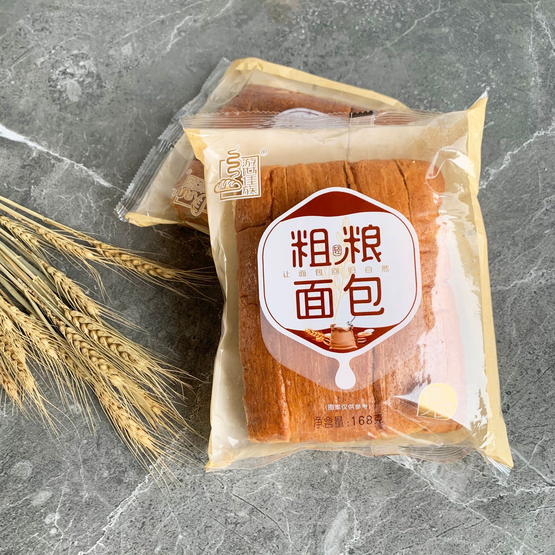 钢琴手撕粗粮面包原味168g手撕网红学生营养早餐点心学校超市批发