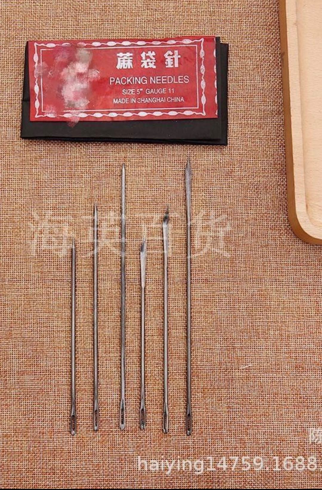 Export Packing Needle 5-7 Inch Packaging Tool Elbow Straight Head Sack Needle Woven Bag Sealer Factory Wholesale