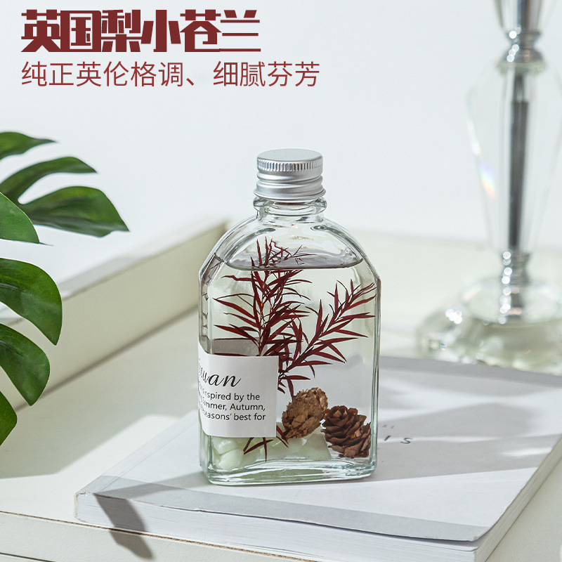 100ml Dried Flower Home Indoor Reed Diffuser Preserved Fresh Flower Luminous Fire-Free Aromatherapy Hotel Lasting Fragrance Decoration
