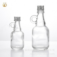 厂家现货创意迷你50ml小酒瓶透明玻璃加州酒瓶加厚试用装量大从优