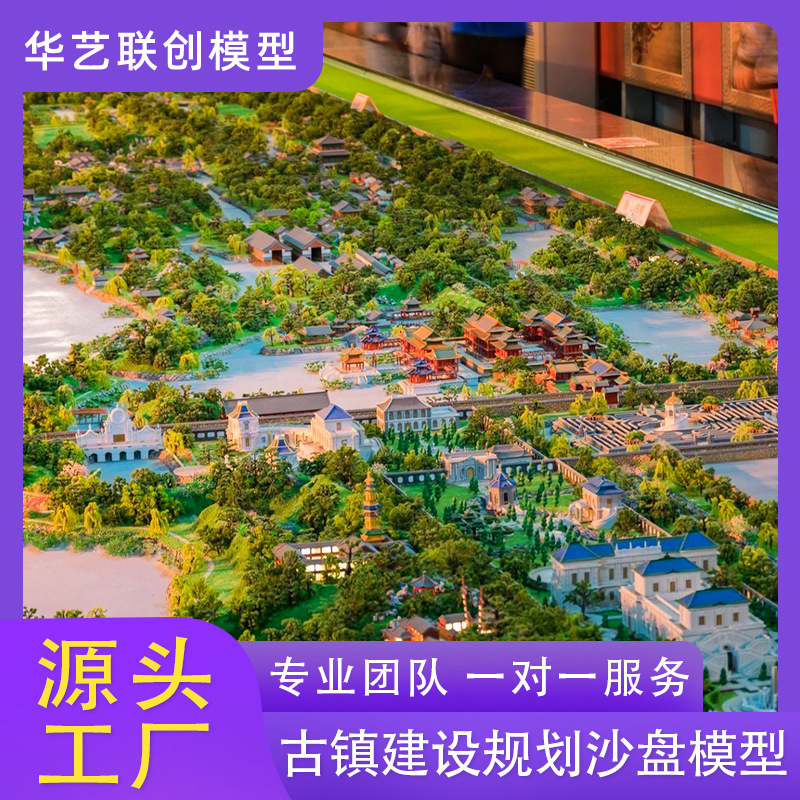 Miniature Scene Restoration Sand Table to Map Production Cultural Travel Culture of Horti Ancient Town Construction Restoration Planning Sand Table