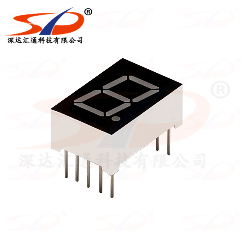 深达厂家直供led七段数码管 0.5英寸一位红色共阴/共阳5011as/bs