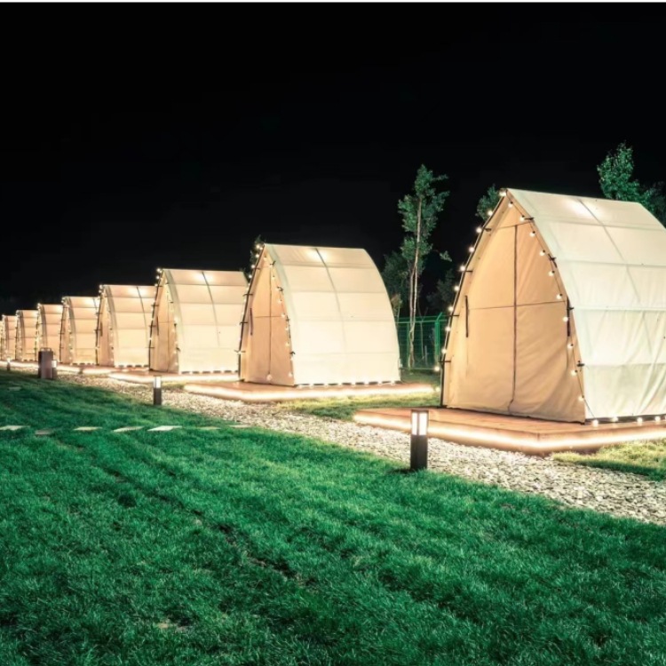 山海户外网红船型野奢营地酒店餐饮天台餐厅帐景区露营民宿帐篷