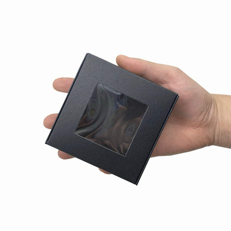 纯色飞机盒 透明PVC窗口盒子坑盒牛皮纸盒饰品包装盒礼物盒