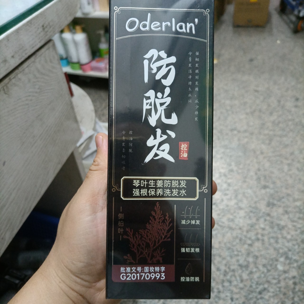 琴叶生姜侧柏叶洗发水清爽控油蓬松保养欧蝶兰洗发露500ml