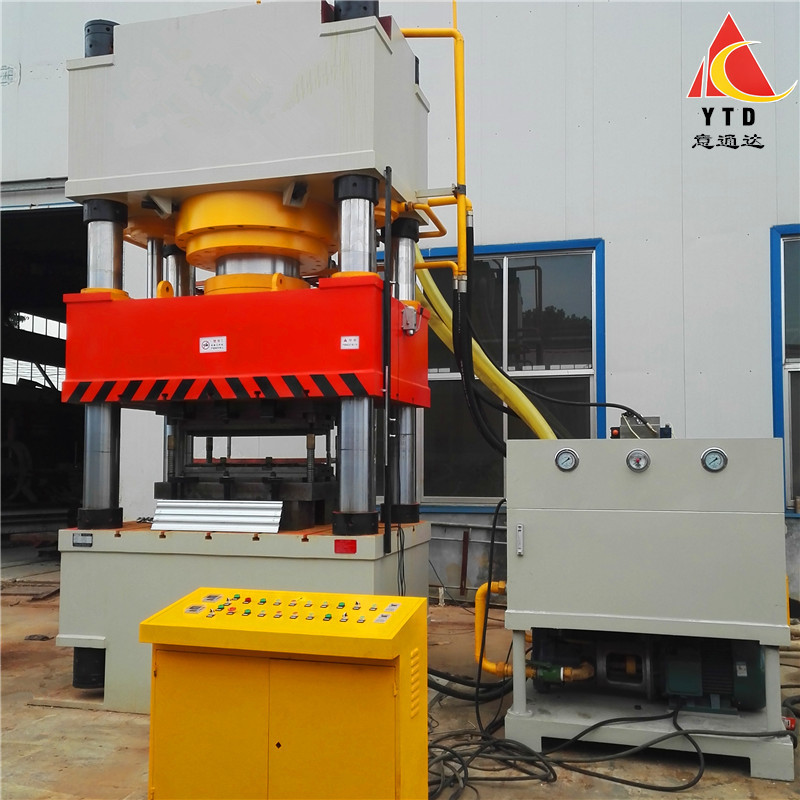 三梁四柱液压机电梯配重块成型液压机铁皮压花油压机粉末成型机