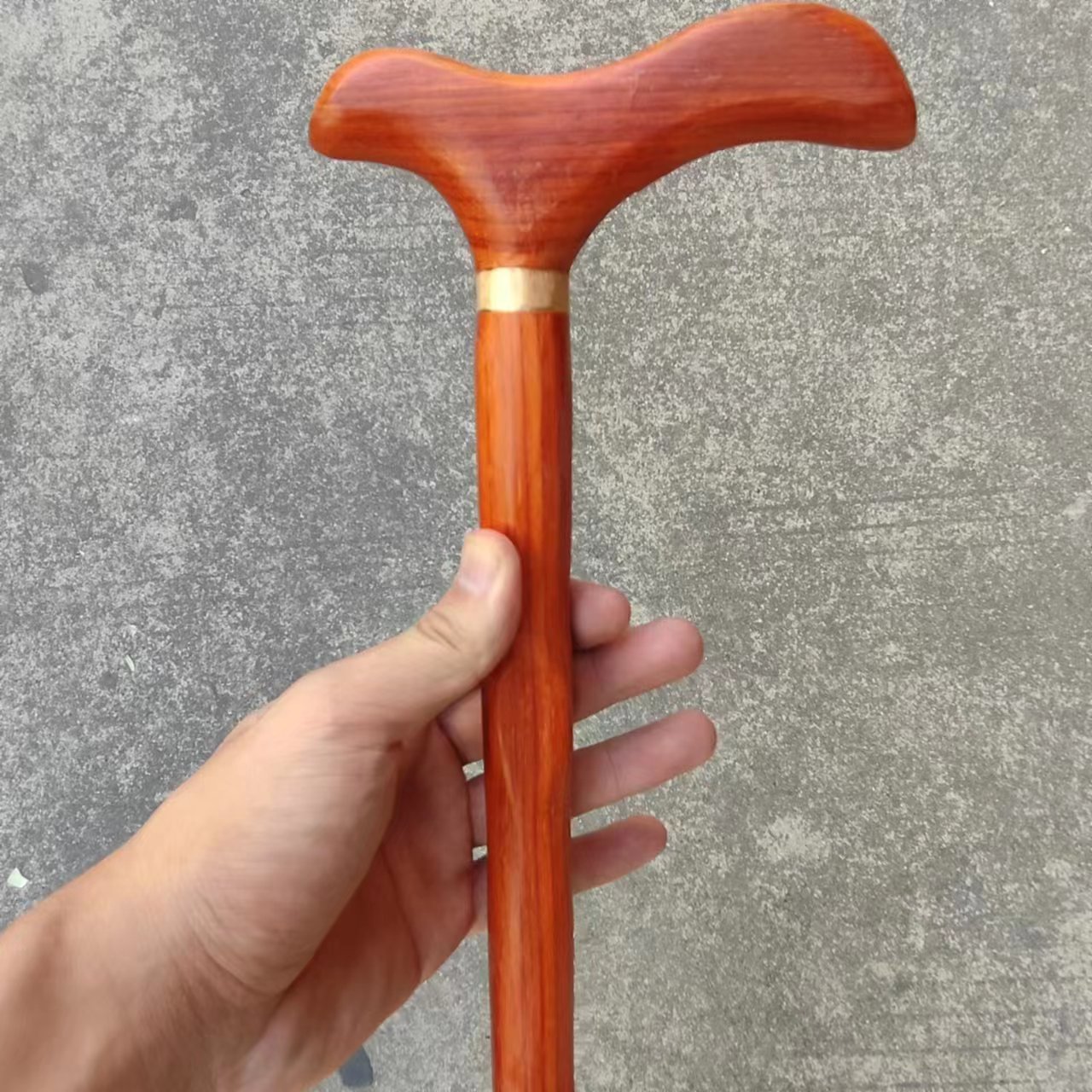 实木黄花梨拐杖老年助行器-阿里巴巴