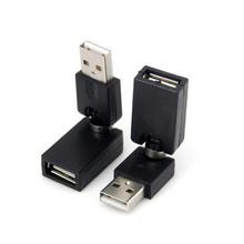 厂家直销USBA公对A母转接头可旋转360度USB公转母延长头USB加长头