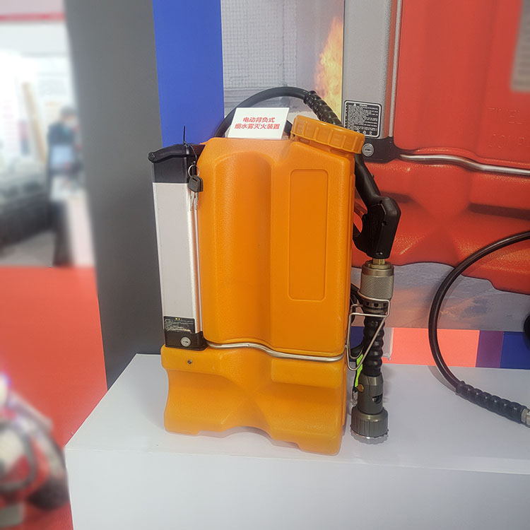 电动单相流背负式细水雾灭火装置 背负式高压细水雾灭火机
