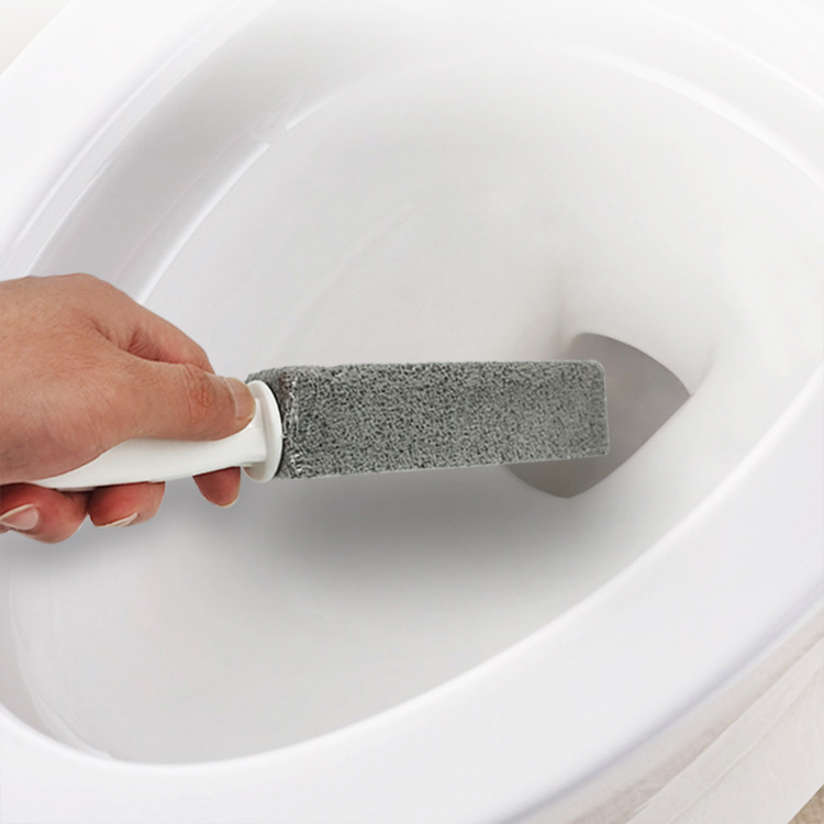 马桶刷浮石马桶清洁刷座便器污渍黄垢浮石刷卫浴缝隙塑料刷清洁棒