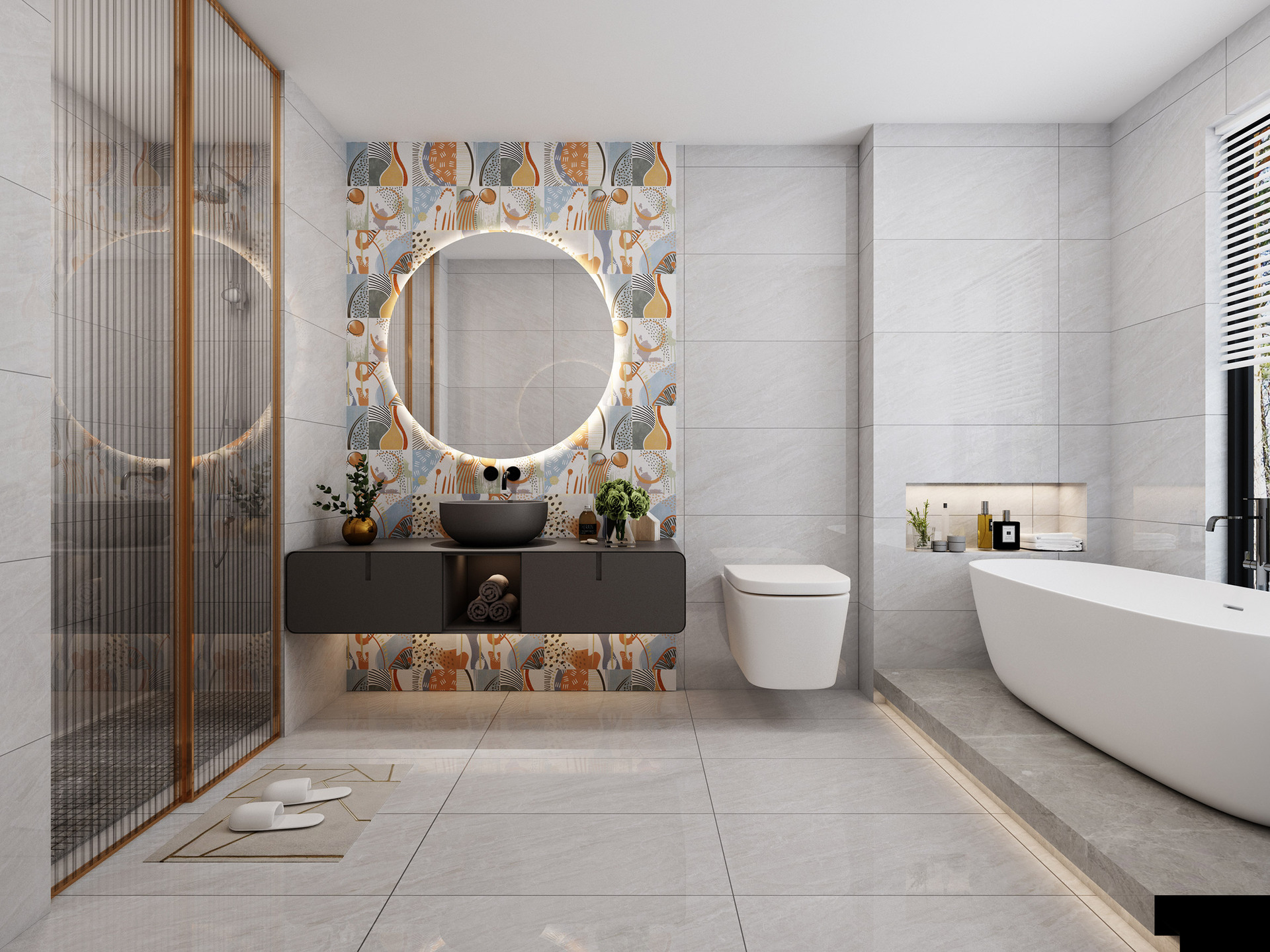 鹰牌陶瓷400*800全抛釉瓷砖 阳台厨房卫生间墙砖全瓷防滑中板磁砖